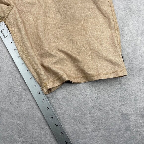 Oakley Hybrid Walking Shorts Mens 40 Beige Drawstring Beach Swim Golf Casual Dry - Picture 12 of 13